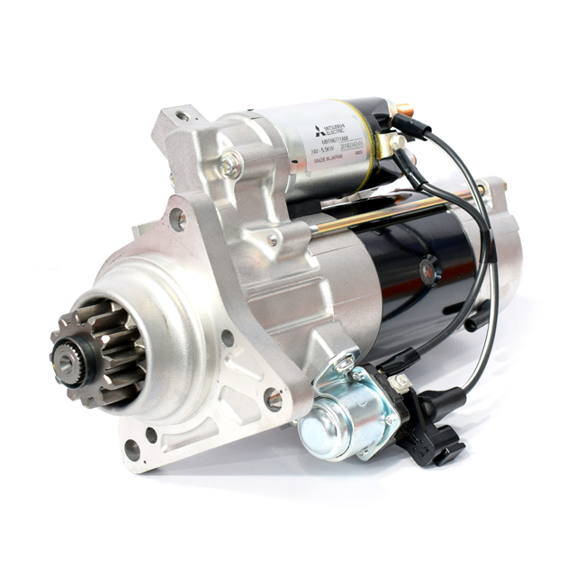 Starter Motor - Mitsubishi OEM - 24V, 5.5Kw - Suits Renault, Volvo