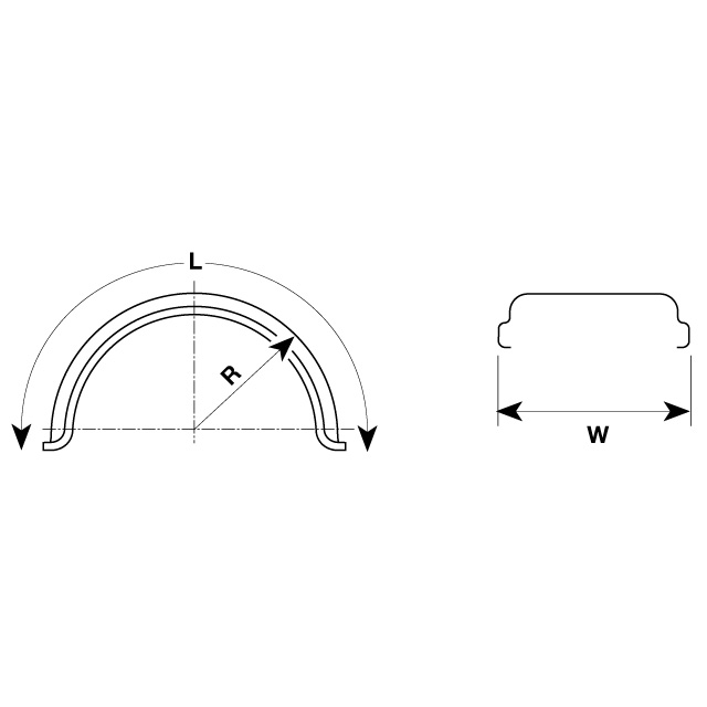 W610 IT610 Single Mudwing for Twin Wheels