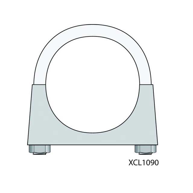 HEAVY DUTY 'U' CLAMP FLEX OD 2"