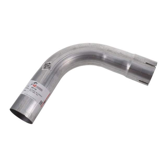 90 Degree ALU Exhaust Pipe 290MM 755ID 75MM OD