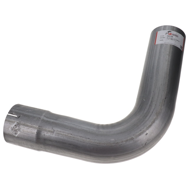 90 Degree Alu Exhaust Pipe 390MM 4 1/2" OD