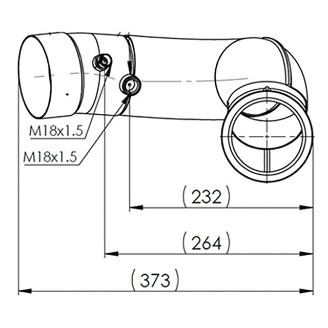Front Pipe To Suit Man Tga Euro 6