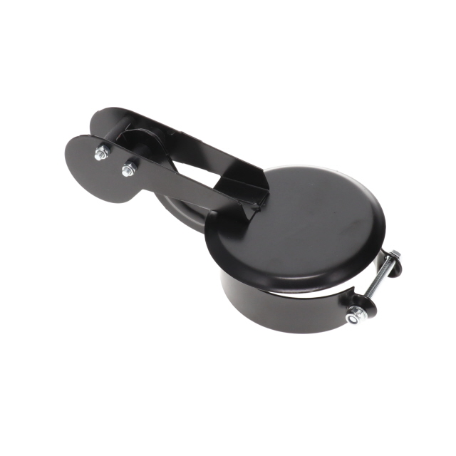 RAIN CAP 3"    1/2 BLACK FINISH POWDER COATED