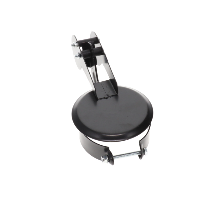 XRC1006 RAIN CAP 3"    1/2 BLACK FINISH POWDER COATED