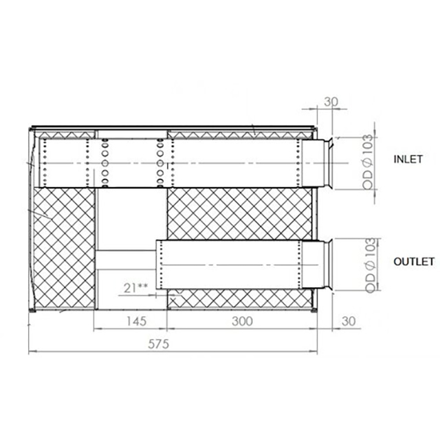 Silencer - To Suit SCANIA BUS