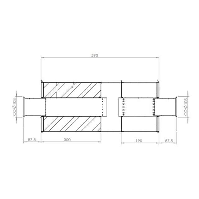 Silencer - To Suit SCANIA BUS