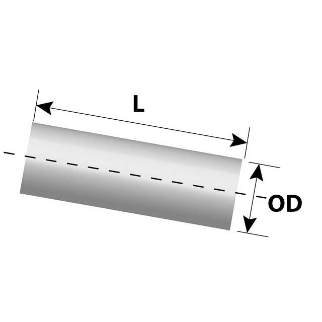EXTENSION PIPE - ALU 4.5IN OD 0.6M
