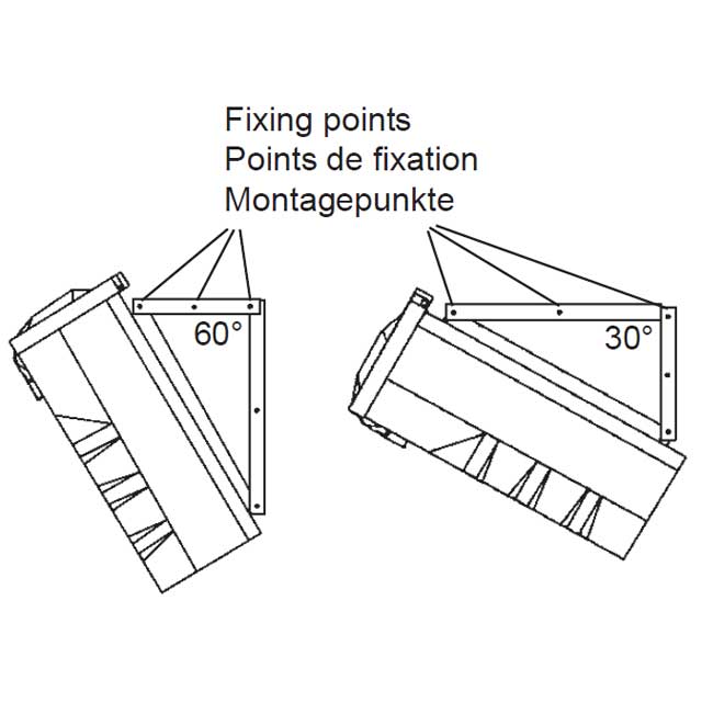 Y1102 MOUNTING KIT FOR TOP LOADING BOXES KIT55