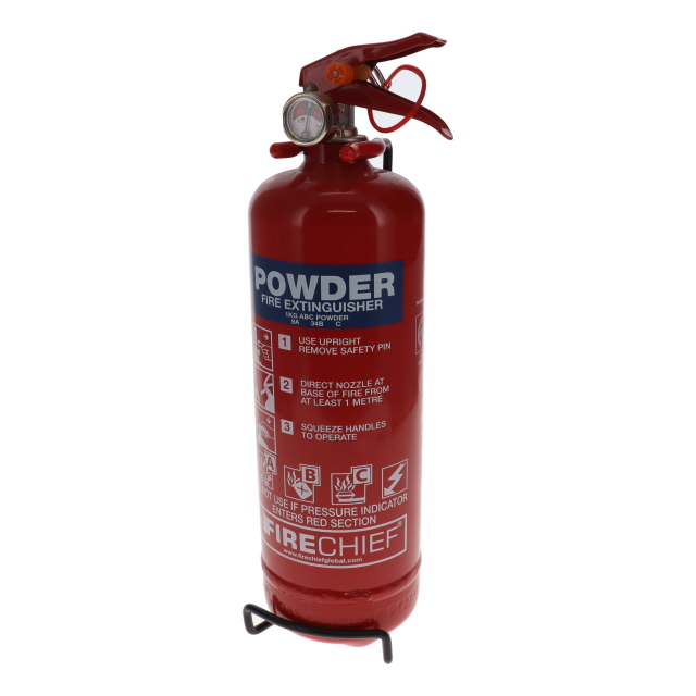 1KG Dry Powder Extinguisher Refillable - MED Approved