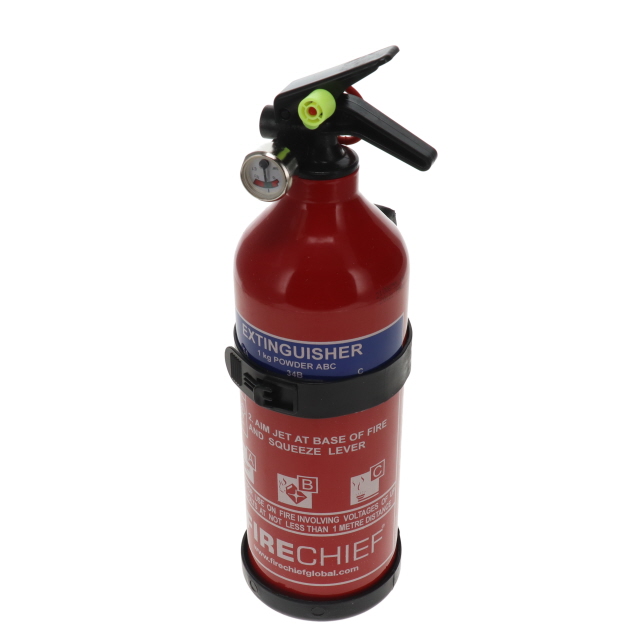 Fire Extinguisher - 1Kg, Dry Powder - with Bracket
